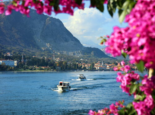 Malerischer Blick auf die Isola Bella, Lago Maggiore, Italien, Europa.